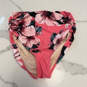 Albion Floral High-Waisted Bikini Bottom